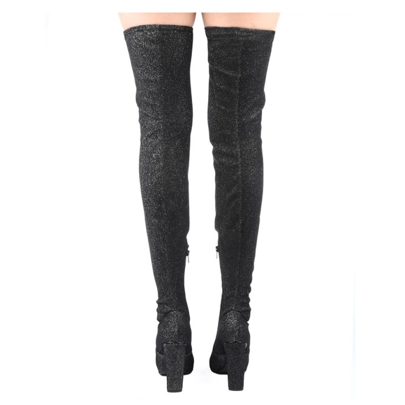 Steve Madden Women Crystals Harness Fashion Boots - Picture 2 of 2